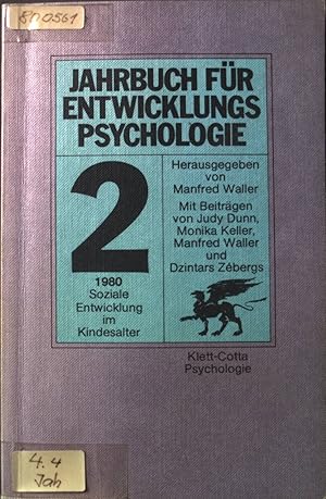 Imagen del vendedor de Jahrbuch fr Entwicklungspsychologie 2/1980 - Soziale Entwicklung im Kindesalter. a la venta por books4less (Versandantiquariat Petra Gros GmbH & Co. KG)