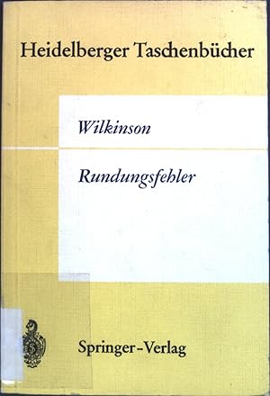 Bild des Verkufers fr Rundungsfehler. Heidelberger Taschenbcher, Band 44. zum Verkauf von books4less (Versandantiquariat Petra Gros GmbH & Co. KG)