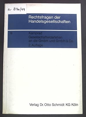 Bild des Verkufers fr Gesellschafterdarlehen an die GmbH und GmbH & Co. zum Verkauf von books4less (Versandantiquariat Petra Gros GmbH & Co. KG)