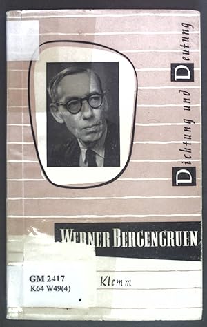 Seller image for Werner Bergengruen. Dichtung und Deutung: Eine Schriftenreihe. Heft 2. for sale by books4less (Versandantiquariat Petra Gros GmbH & Co. KG)