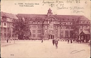 Bild des Verkufers fr Ansichtskarte / Postkarte Essen im Ruhrgebiet, Maschinenbau Schule zum Verkauf von akpool GmbH