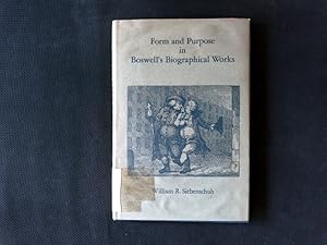 Bild des Verkufers fr Form and Purpose in Boswell Biographical Works. zum Verkauf von Antiquariat Bookfarm