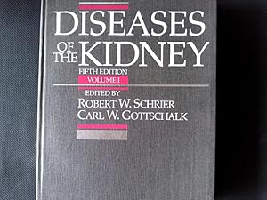 Bild des Verkufers fr Diseases of the Kidney. Volume I. Biochemical, structural, and functional correlations in the kidney. Clinical evaluation of the kidney. Hereditary diseases of the kidney. Urologic diseases of the genitourinary tract. Neoplasms of the genitourinary tract. Infections of urinary tract and kidney. zum Verkauf von Antiquariat Bookfarm