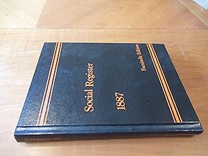 Social Register 1887 (Facsimile Edition)