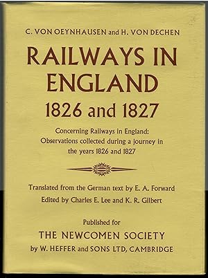 Image du vendeur pour Railways in England, 1826 and 1827 mis en vente par Michael Moons Bookshop, PBFA