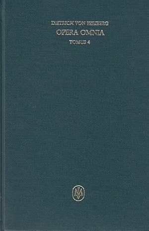 Immagine del venditore per Opera omnia, T. 4., Schriften zur Naturwissenschaft, Briefe / Dietrich von Freiberg; mit e. Einl. von Loris Sturlese. Hrsg. von Maria Rita Pagnoni-Sturlese .; Corpus philosophorum Teutonicorum Medii Aevi, 2,4 venduto da Licus Media