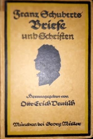 Imagen del vendedor de Franz Schuberts Briefe und Schriften. Mit den zeitgenssischen Bildnissen, drei Handschriftenproben und anderen Beilagen a la venta por Paul van Kuik Antiquarian Music