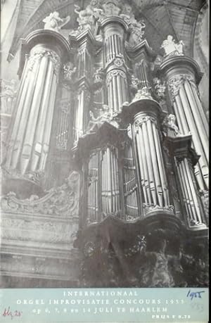 Bild des Verkufers fr [Programmheft] Internationaal Orgel Improvisatie Concours zum Verkauf von Paul van Kuik Antiquarian Music