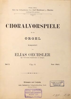 Choral- / Orgelvorspiele Heft II - VI (Op. 6, 8, 11, 14 u. 17)