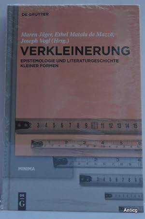 Seller image for Verkleinerung. Epistemologie und Literaturgeschichte kleiner Formen. for sale by Antiquariat Gntheroth