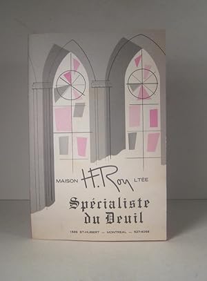 Maison H.F. Roy Ltée. Spécialiste du deuil. Catalogue