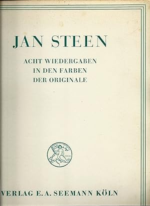 Imagen del vendedor de Jan Steen; Acht (8) Wiedergaben in den Farben der Originale a la venta por Bcherhandel-im-Netz/Versandantiquariat