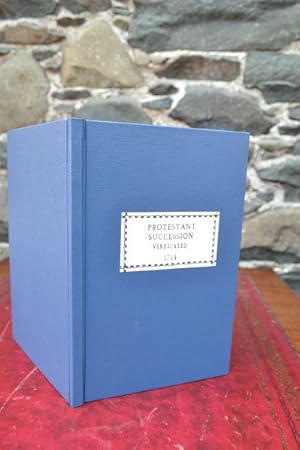 Imagen del vendedor de The present constitution and the protestant succession vindicated: in answer to a late book entituled, the hereditary right of the Crown of England asserted, etc. a la venta por Spike Hughes Rare Books ABA