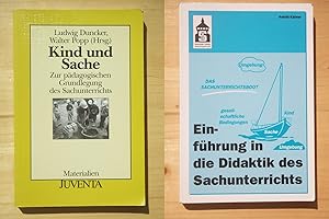 Bild des Verkufers fr Zwei Bcher: Kind und Sache: Zur pdagogischen Grundlegung des Sachunterrichts [3. Auflage] + Einfhrung in die Didaktik des Sachunterrichts zum Verkauf von Versandantiquariat Manuel Weiner