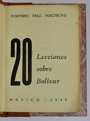 20 Lecciones sobre Bolivar