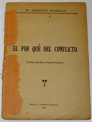 Seller image for EL POR QUE DEL CONFLICTO. Folleto de Actualidad Politica for sale by Librera Urbe