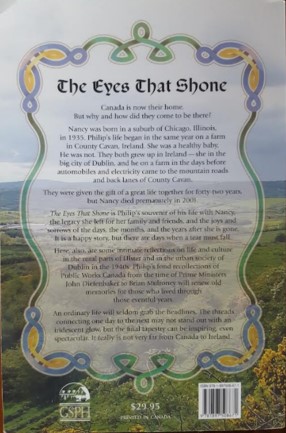 Bild des Verkufers fr The Eyes that Shone: From Ireland to Canada in the 1950s [Signed by Philip Donnelly] zum Verkauf von Rathmines Books