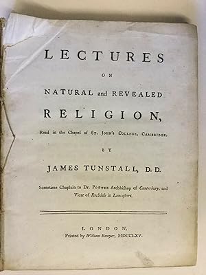 Lectures on Natural and Revealed Religion