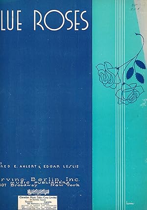Blue Roses - Vintage Sheet Music