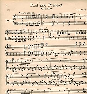 Seller image for Poet and Peasant Overture for Piano - Sheet Music for sale by ! Turtle Creek Books  !