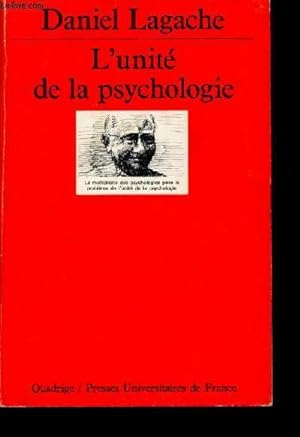 Bild des Verkufers fr L'unite de la psychologie - N37 quadrige zum Verkauf von Le-Livre