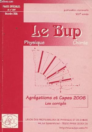 Bild des Verkufers fr Le bup physique chimie n889- Dcembre 2006 zum Verkauf von Le-Livre