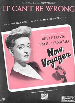 Imagen del vendedor de Now Voyager a la venta por Ridge Road Sight And Sound