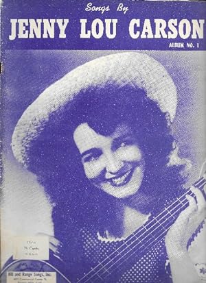 Seller image for Songs By Jenny Lou Carson Album No. 1 for sale by Ridge Road Sight And Sound