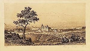 Mission San Carlos (SIGNED Original Etching)