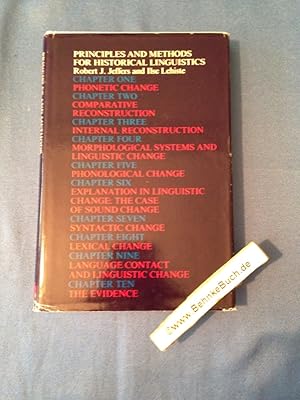 Bild des Verkufers fr Principles and Methods for Historical Linguistics zum Verkauf von Antiquariat BehnkeBuch