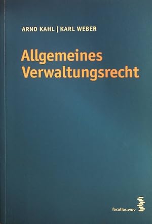 Bild des Verkufers fr Allgemeines Verwaltungsrecht. zum Verkauf von books4less (Versandantiquariat Petra Gros GmbH & Co. KG)