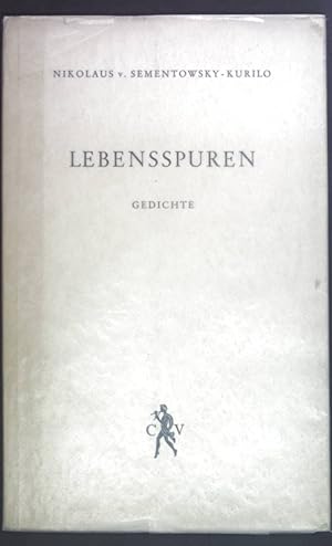 Bild des Verkufers fr Lebensspuren: Gedichte. zum Verkauf von books4less (Versandantiquariat Petra Gros GmbH & Co. KG)