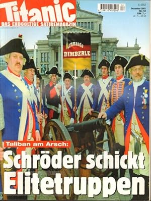 Titanic. Das endgültige Satiremagazin. Jahrgang 2001, Heft 1 - 12, außer Heft 3 und Heft 4.