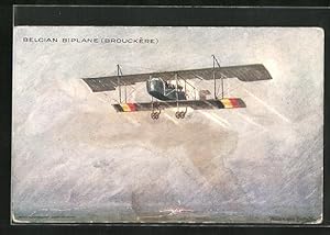 Imagen del vendedor de Ansichtskarte Belcian Biplane (Brouckere), Flugzeug a la venta por Bartko-Reher