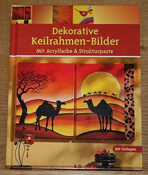 Dekorative Keilrahmen-Bilder: Mit Acrylfarbe & Strukturpaste.