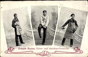 Image du vendeur pour Ansichtskarte / Postkarte Joseph Zeyen, Salon und Charakter Humorist, Portrait mis en vente par akpool GmbH