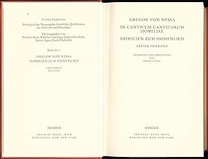 Seller image for In Canticum Canticorum Homiliae. Homilien zum Hohenlied Drei Bnde komplett hardcover/Leinen for sale by avelibro OHG