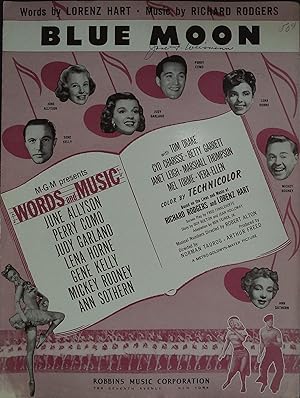 Seller image for Words and Music Sheet Music 1949 Judy Garland, Gene Kelly for sale by AcornBooksNH