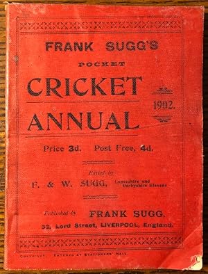 Frank Sugg's Cricket Annual. Edited by Frank & Walter Sugg. [Cover Title: Frank Sugg's Pocket Cri...