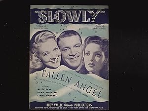Seller image for Fallen Angel Sheet Music 1945 Alice Faye, Dana Andrews for sale by AcornBooksNH