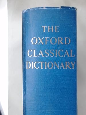 Immagine del venditore per The Oxford Classical Dictionary. venduto da Plurabelle Books Ltd