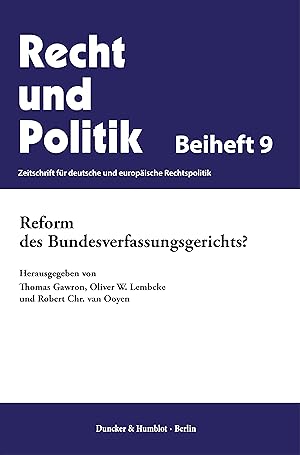 Seller image for Reform des Bundesverfassungsgerichts? for sale by moluna