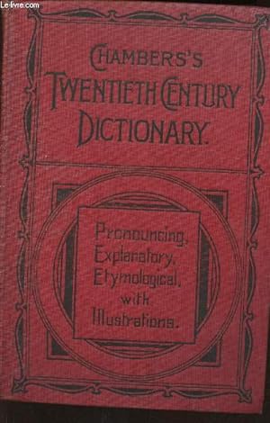 Bild des Verkufers fr Chamber's XXth century dictionary of the English language zum Verkauf von Le-Livre
