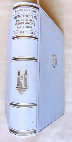 Image du vendeur pour Benedictus. Der Vater des Abendlandes 547 - 1947. Weihegabe der Erzabtei St. Ottilien zum vierzehnhundertsten Todesjahr. mis en vente par Versandantiquariat Dr. Wolfgang Ru