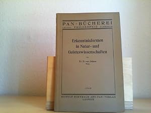 Seller image for Erkenntnisformen in Natur- und Geisteswissenschaften (Pan-Bcherei, Gruppe: Philosophe, Nr. 20) for sale by Antiquariat im Schloss