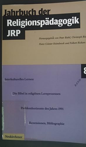 Bild des Verkufers fr Jahrbuch der Religionspdagogik (JRP) Band 8. zum Verkauf von books4less (Versandantiquariat Petra Gros GmbH & Co. KG)