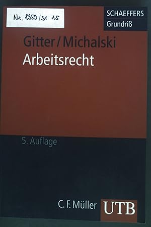 Seller image for Arbeitsrecht. for sale by books4less (Versandantiquariat Petra Gros GmbH & Co. KG)
