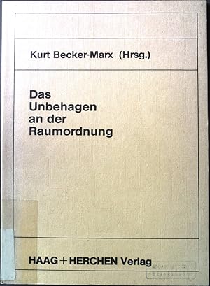 Bild des Verkufers fr Das Unbehagen an der Raumordnung. zum Verkauf von books4less (Versandantiquariat Petra Gros GmbH & Co. KG)