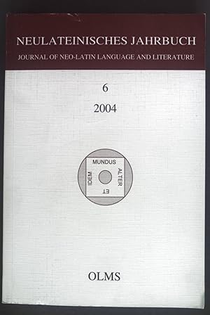 Seller image for Neulateinisches Jahrbuch. Journal of the Neo-Latin Language and Literature for sale by books4less (Versandantiquariat Petra Gros GmbH & Co. KG)