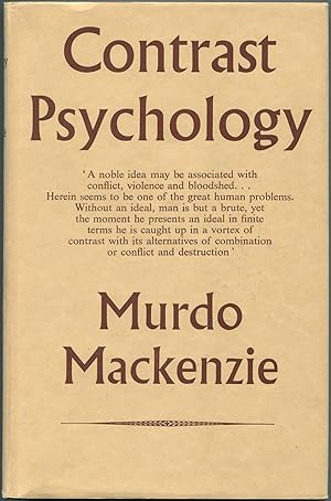 Seller image for Contrast Psychology: A Concept of the Movements of the Human Spirit for sale by Between the Covers-Rare Books, Inc. ABAA